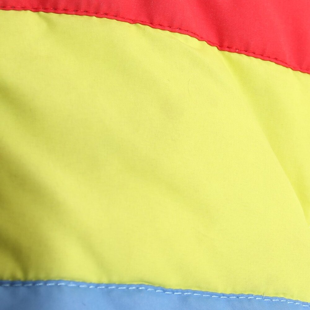 Mini Boden Kids' Stripe Waterproof Puffer Jacket Multi Rainbow Full Zip 2-3Y - Picture 3 of 15